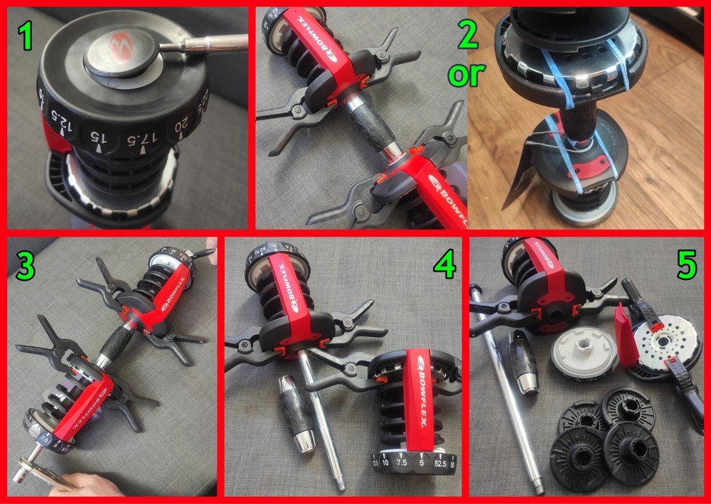 Nautilus / Bowflex 552 Series 2 Disc 2,3,4,5 Replacement Complete Set