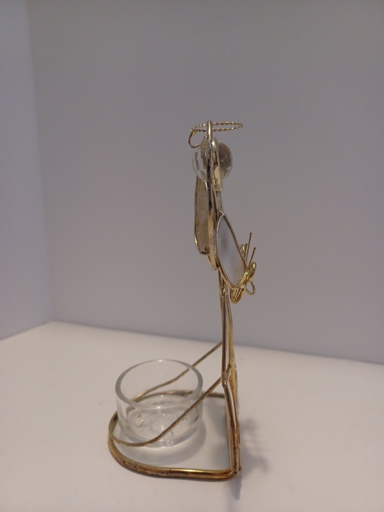 Capriz Shell Angel Tealight Holder