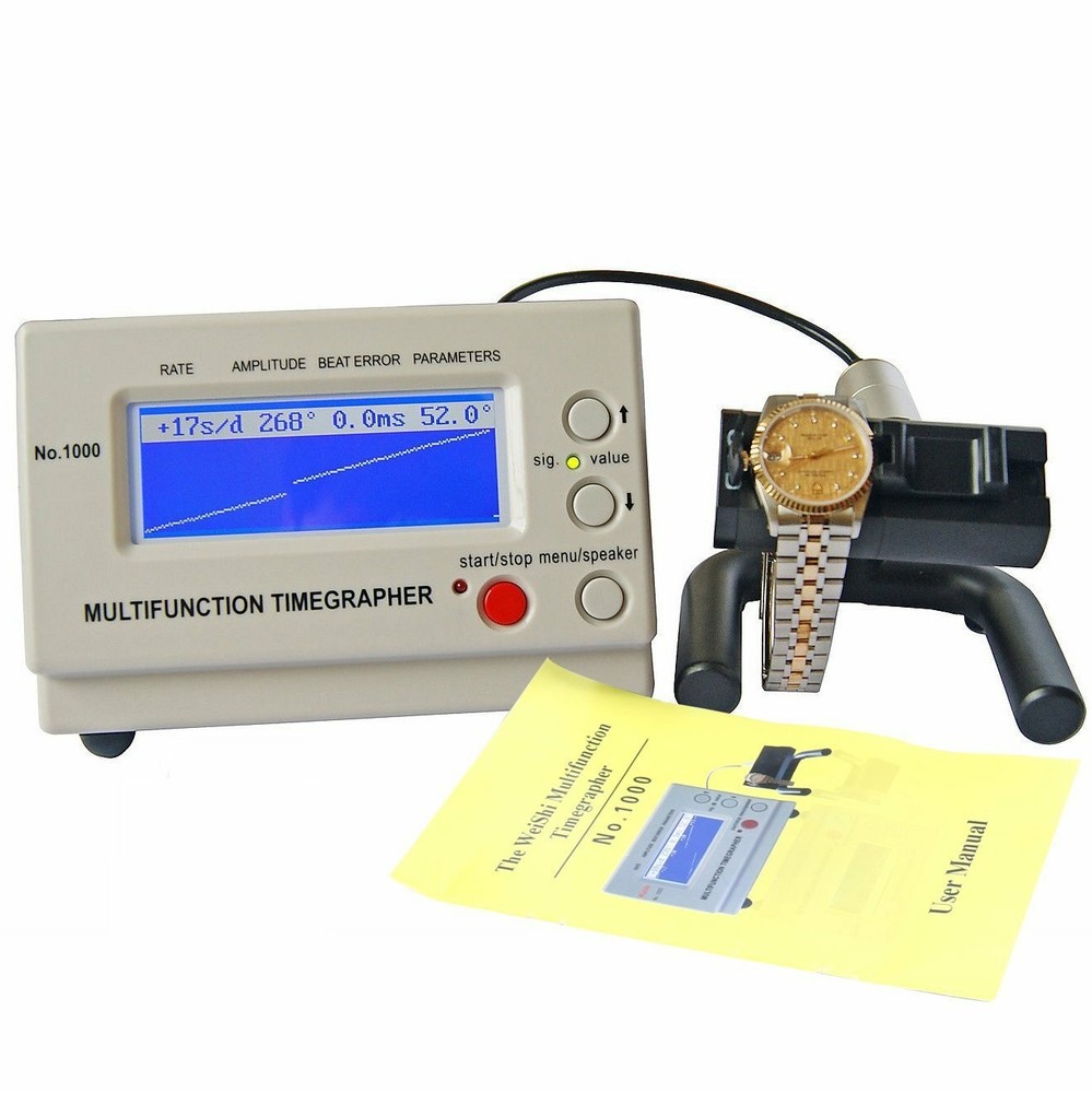 NO. 1000 Watch Timing Machine Tester Tool Multi-function Timegrapher Automatic