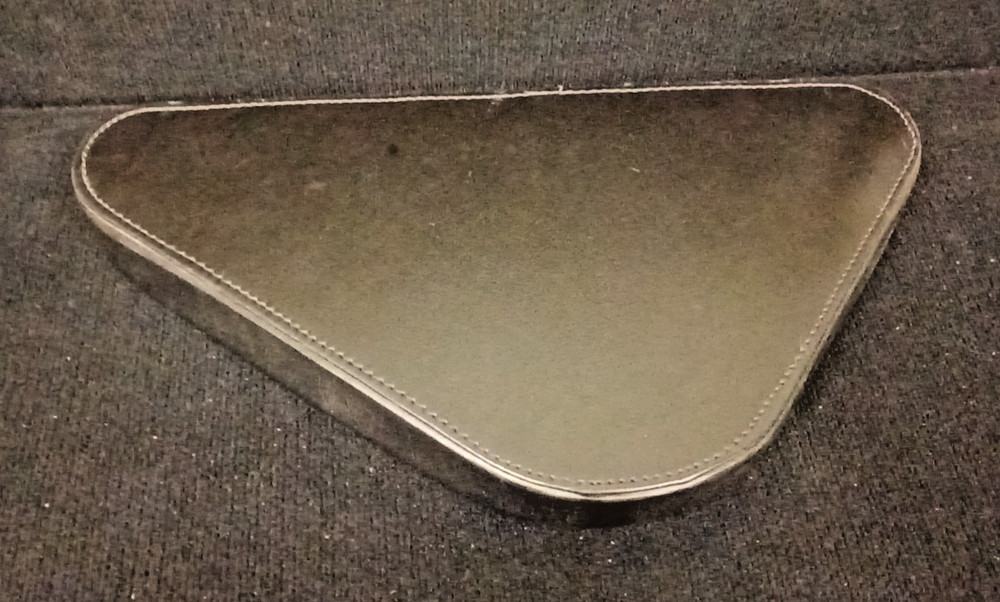 Masonic Knights Templar Black Feather Hat - Size 7 3/4 With Carry Case