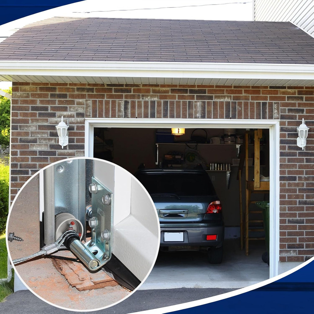 Garage Door Torsion Spring Kit 7ft Conversion Set Cables Drums Hardware