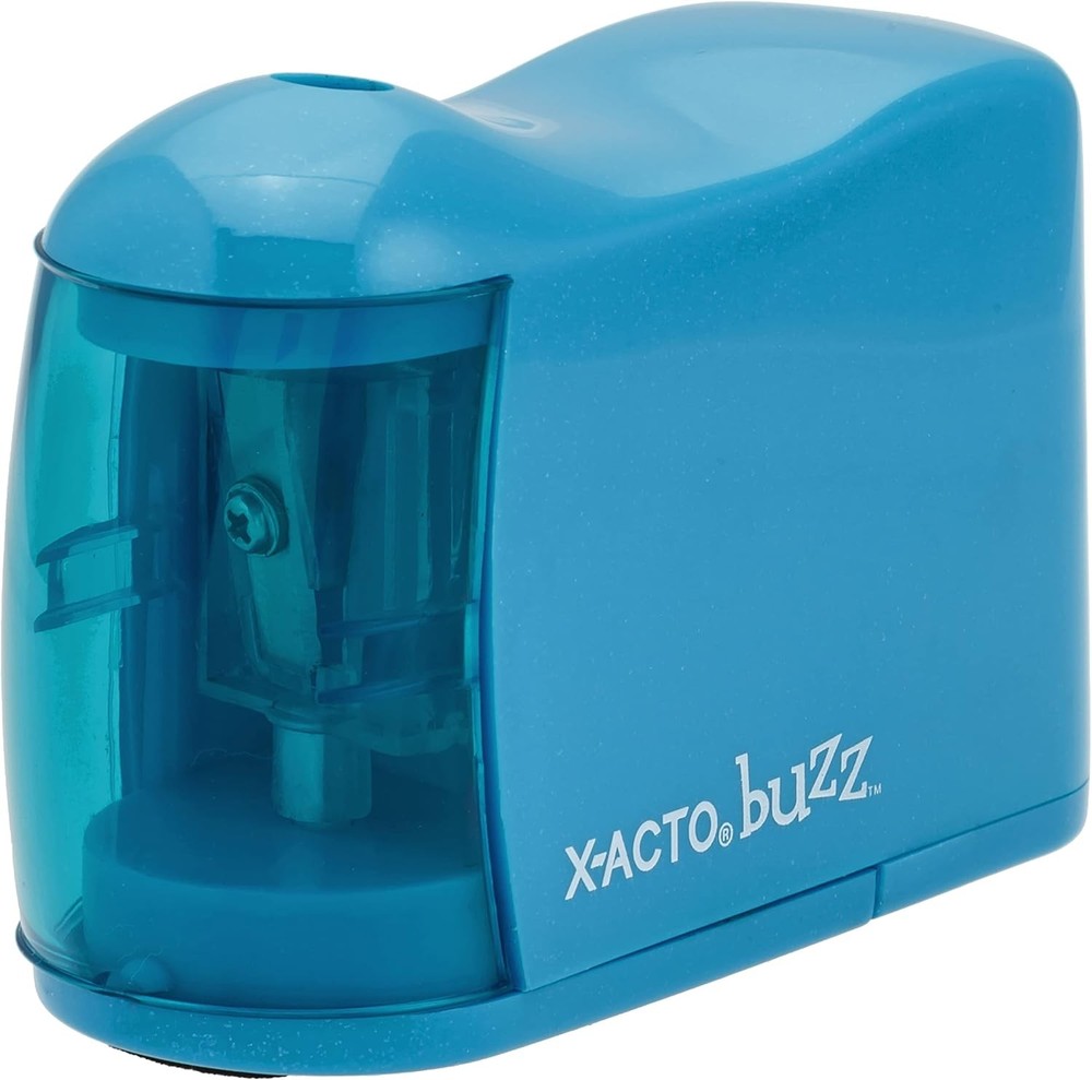 X-ACTO Buzz Battery Pencil Sharpener, Assorted 1 Count (Pack of 1),
