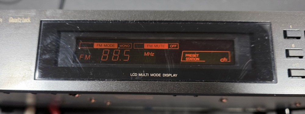 JVC FX-97 FM/AM Computer Controlled Tuner - Tested & Working