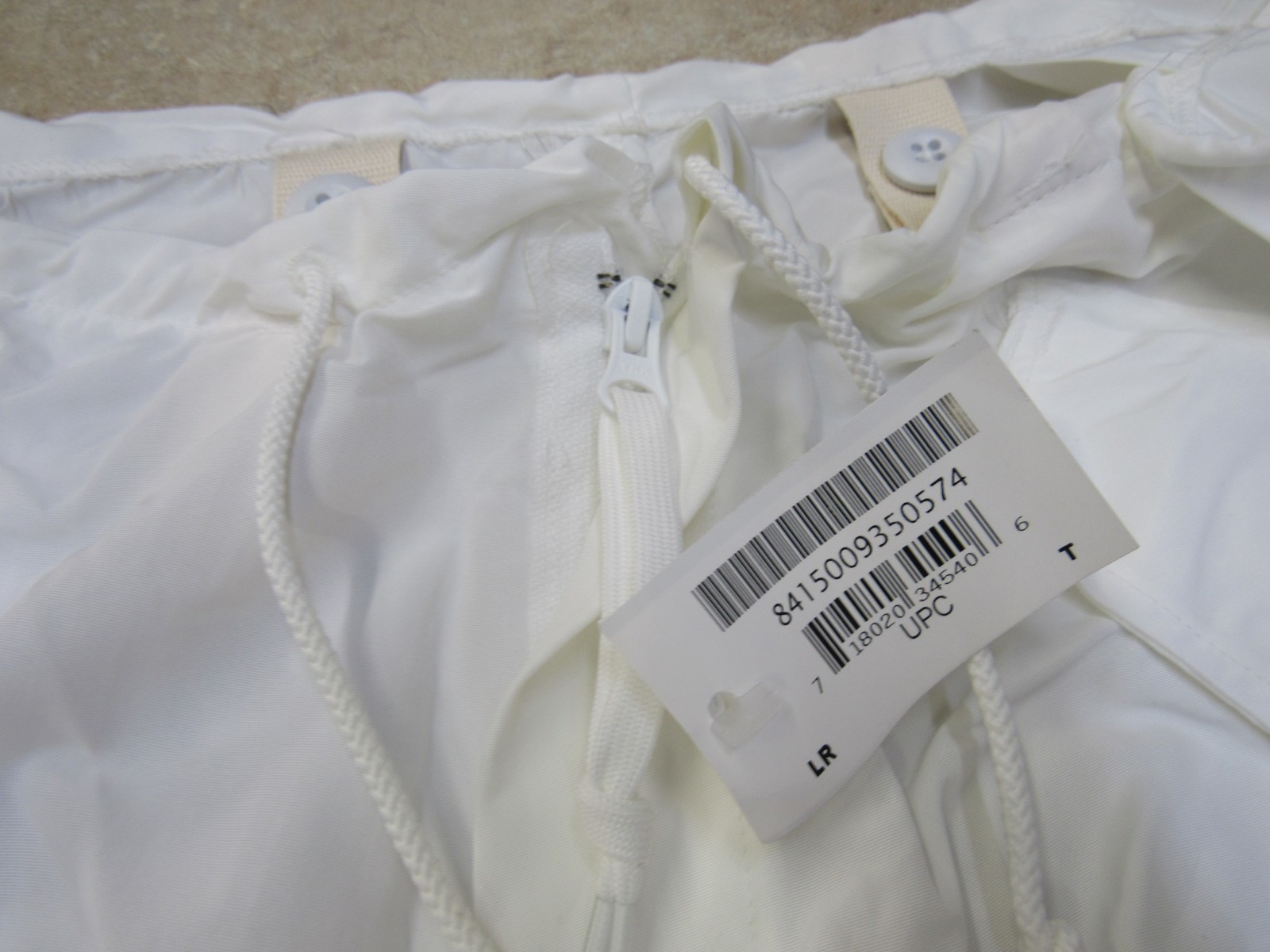 US GI Snow Camo Trousers Pants White Nylon Large Reg Tennier Industries 2018 NOS