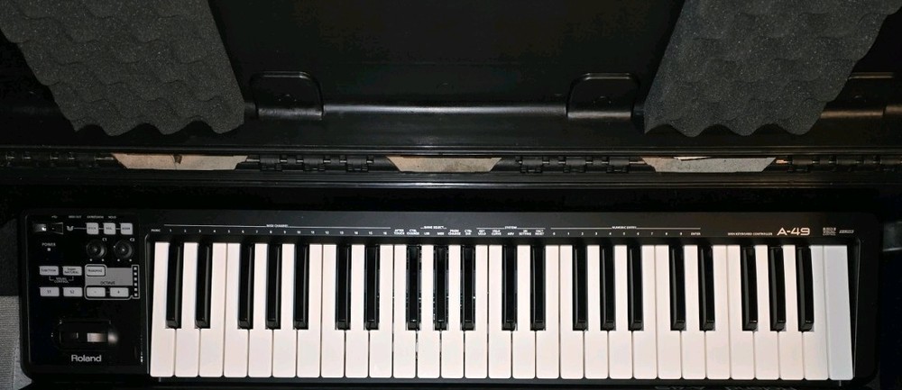 Roland A49BK 49 Key USB MIDI Controller - Black