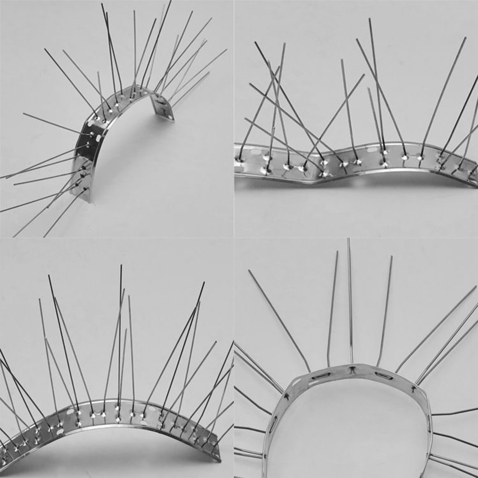 10x Bird Spikes, Bird Deterrent Spikes for Small Birds Pigeon Defender Spikes