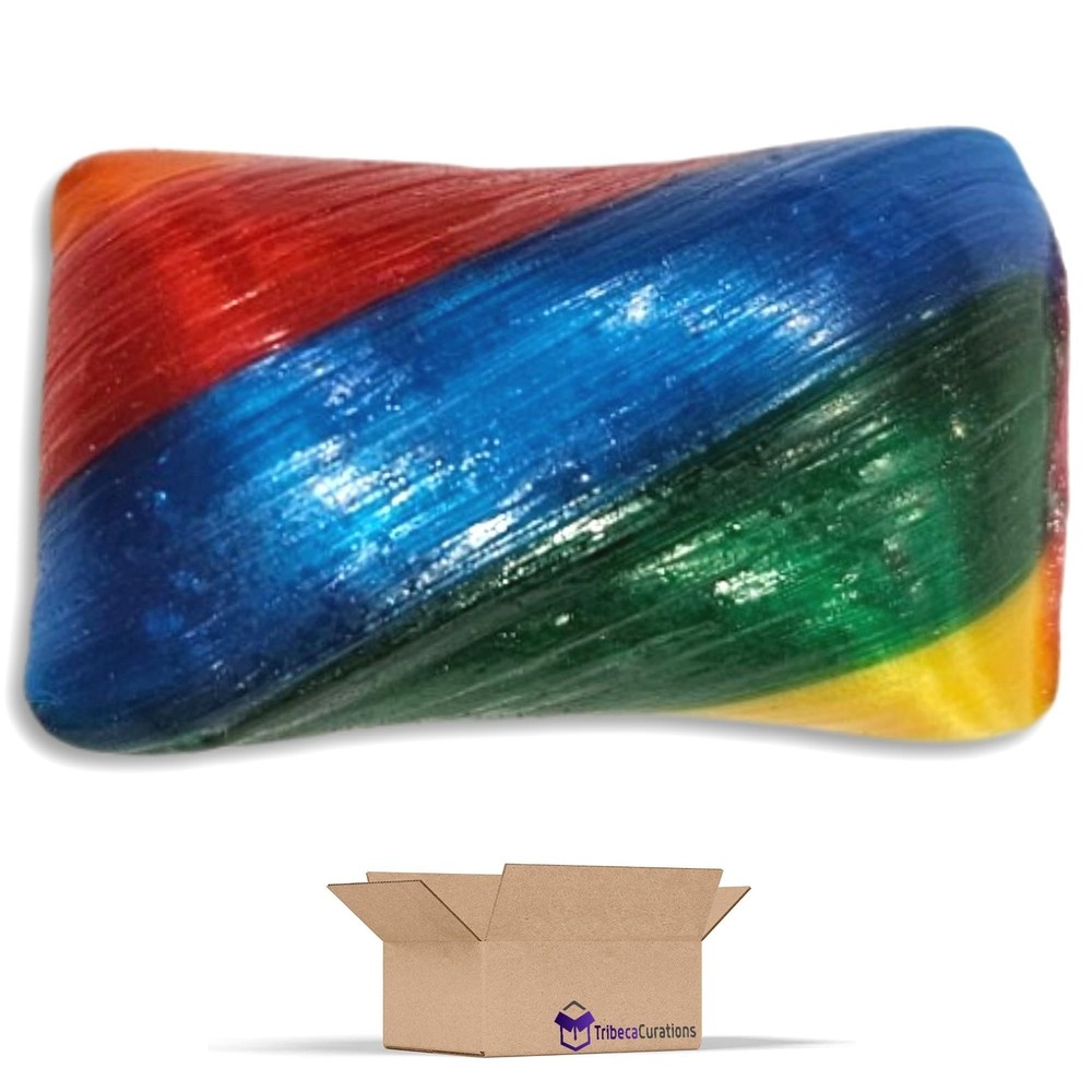 Rainbow Cylinder Shaped Mint Candy Twists Bulk 5 Pound Bag