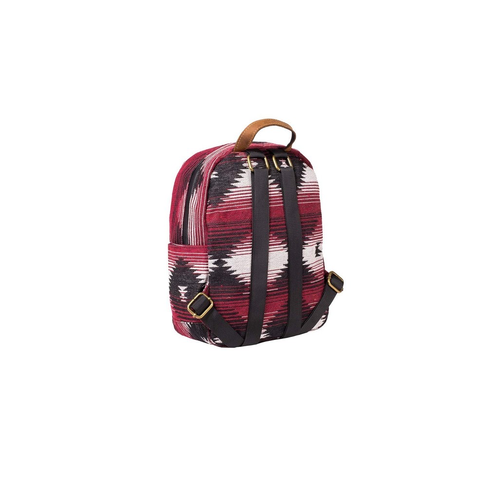 Mini Smell Proof Backpack - The Shorty Maroon Pattern