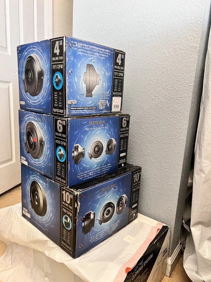 Hurricane 6" Inline Fan (435 CFM)