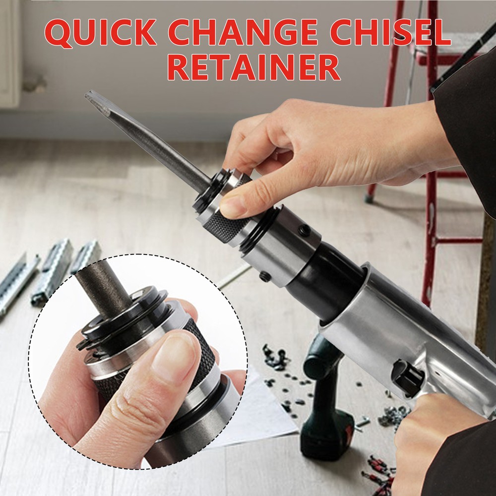 Quick Change Chisel Retainer Air Hammer Retaining Chuck Alloy Chisel Retainer