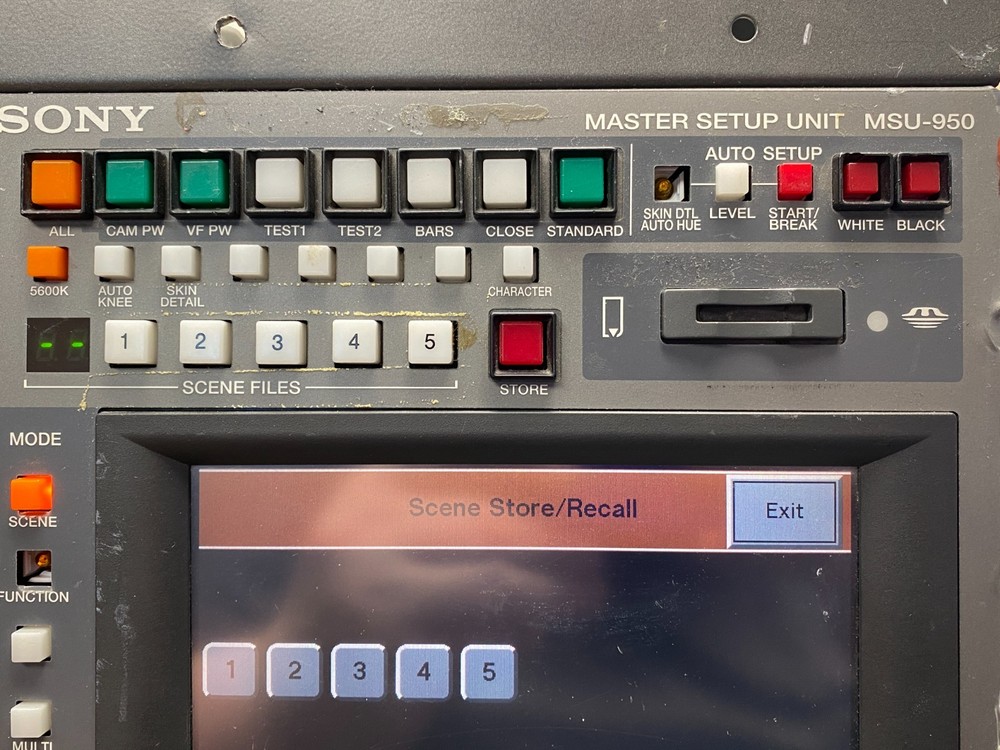 Sony MSU-950 Master Setup Unit - Powers On - FOR PARTS
