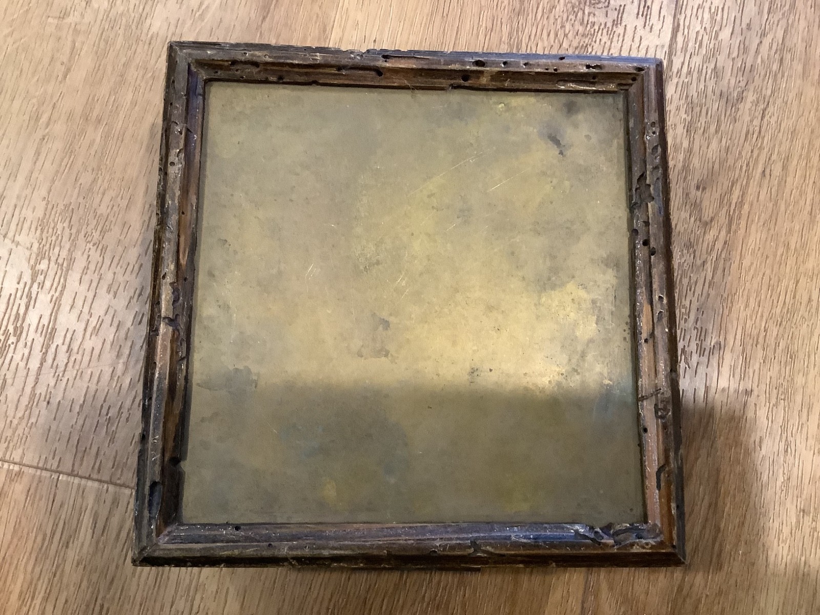 Antique Copper Brass Medicine Inhaler, Wooden Case