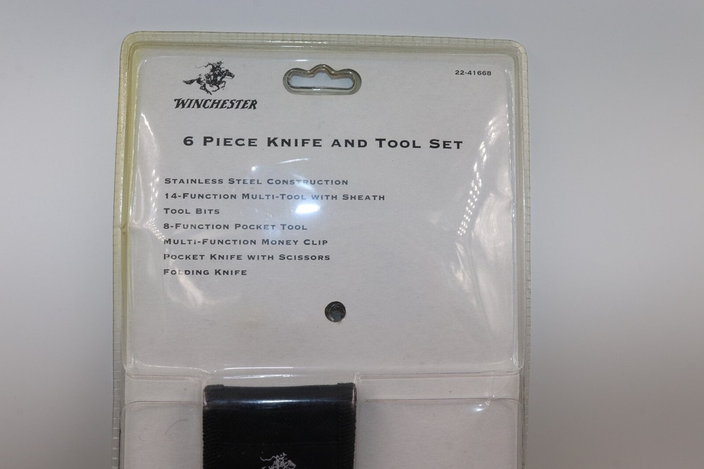 Winchester 6 Piece Knife & Tool Set Bits, Multi-Tools, Pocket Knives