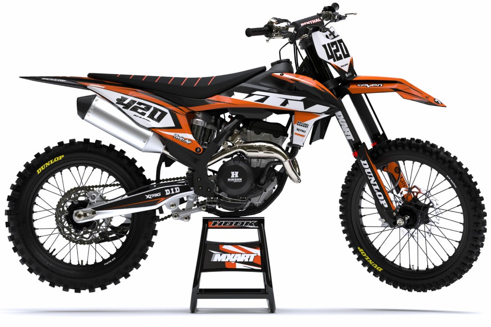 Graphics for KTM SX 2003 2004 models HOOK style decal kit sticker kit