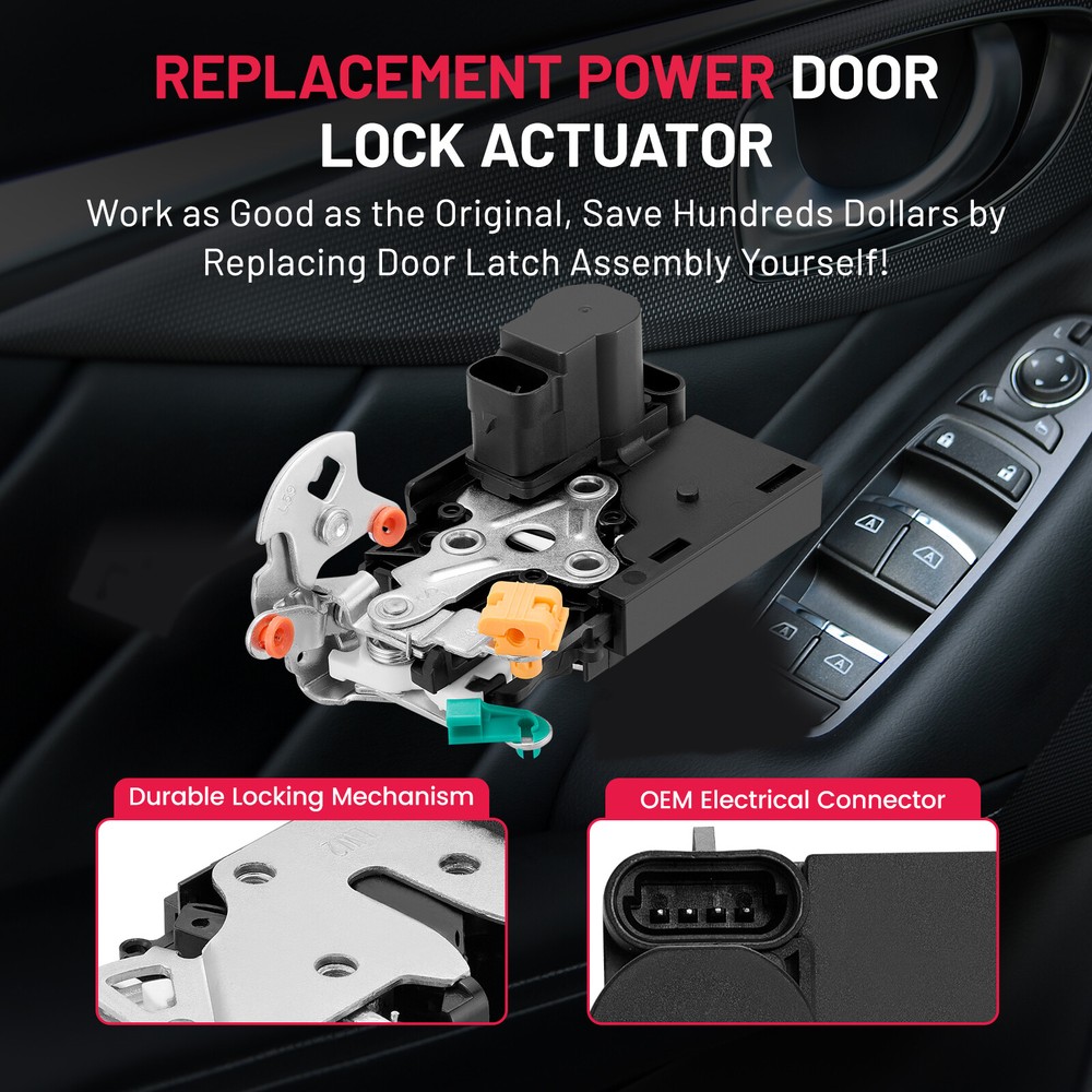 Power Door Lock Actuator Latch For 1999-2007 Chevy GMC Front Left Driver Side
