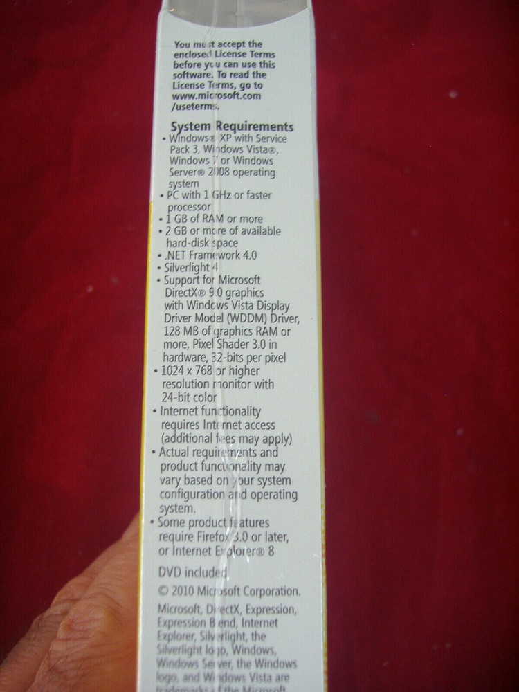 MS Microsoft Expression Studio 4 Ultimate Full English Retail DVD Version=SEALED