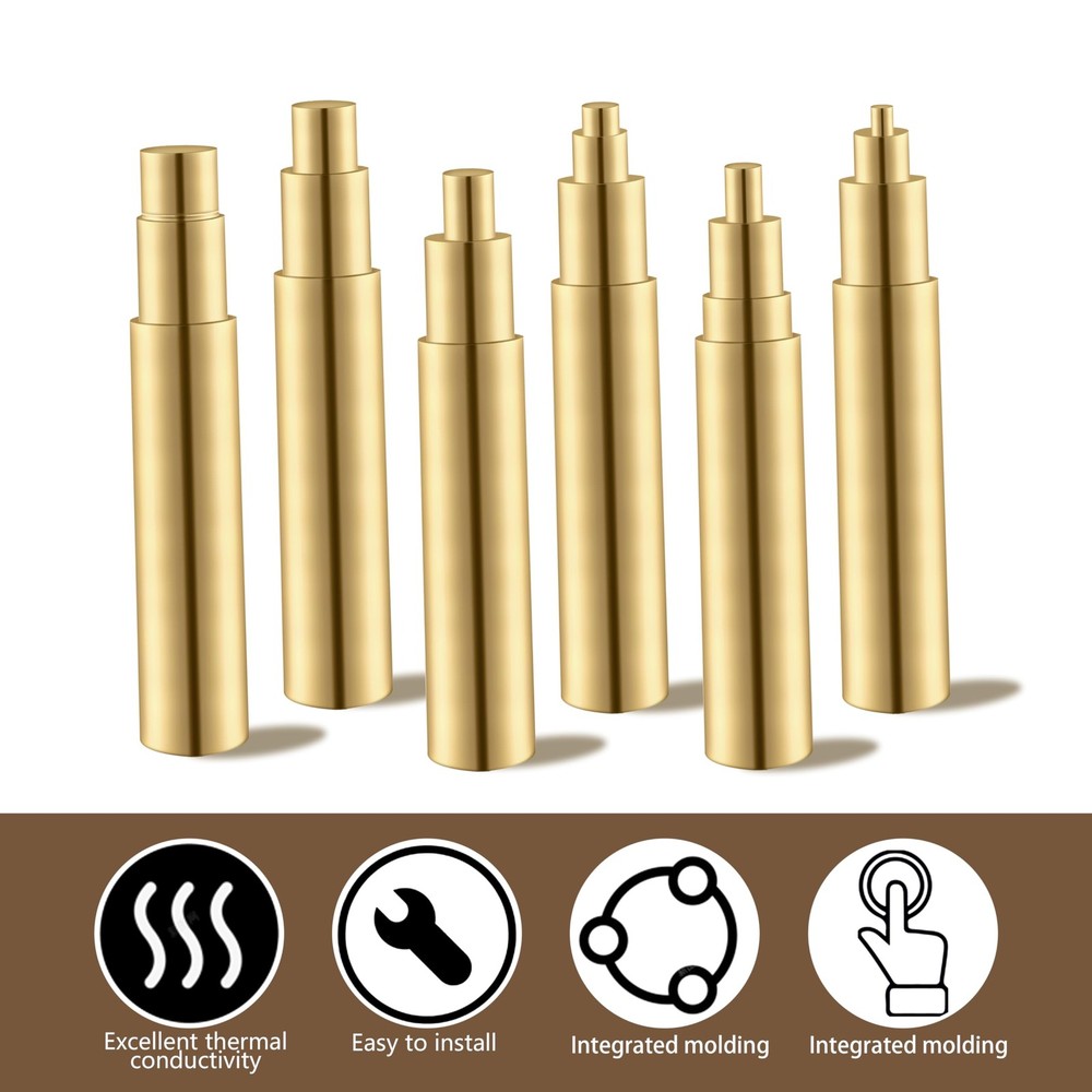 6 Pack Heat Set Insert Tool, Soldering Iron Tips for Thread Inserts M2 / M2.5 /