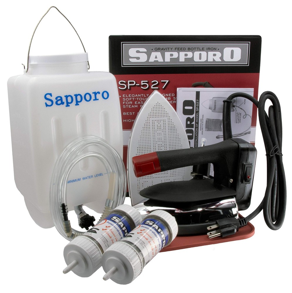 Sapporo Gravity Feed Bottle Steam Iron Kit - Includes SP527 Gravity Feed Bott...