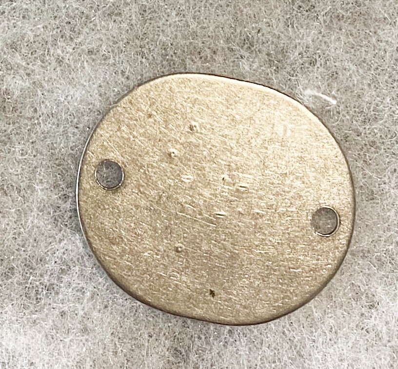 WWII USNR Single Clyde Wilson T-44 Dog Tag