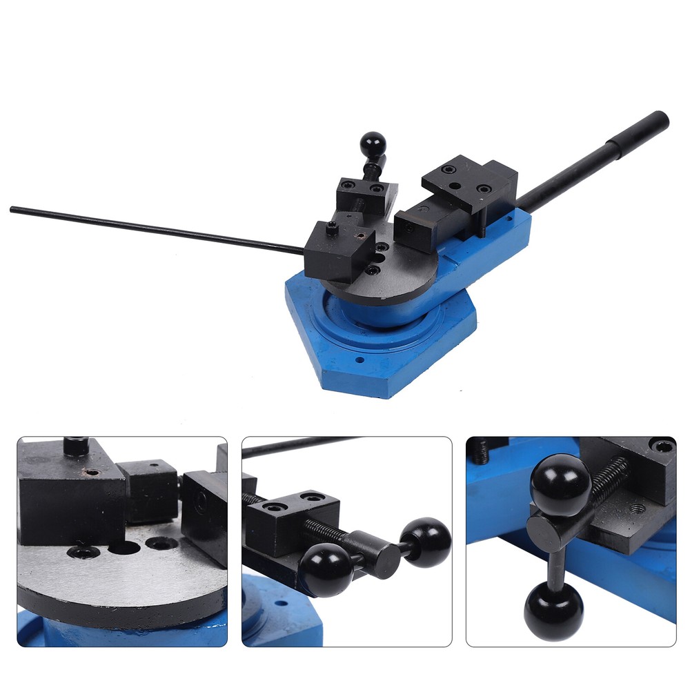 Bender Flat Round Square Angle Bar Bending Machine Metal Scroll Bending Tool NEW