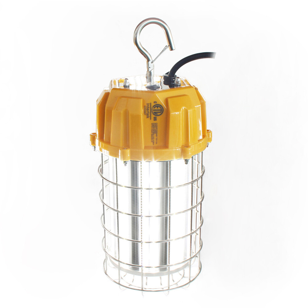 80W LED Temporary Work Light Portable Hanging Fixture Outdoor Construction Light