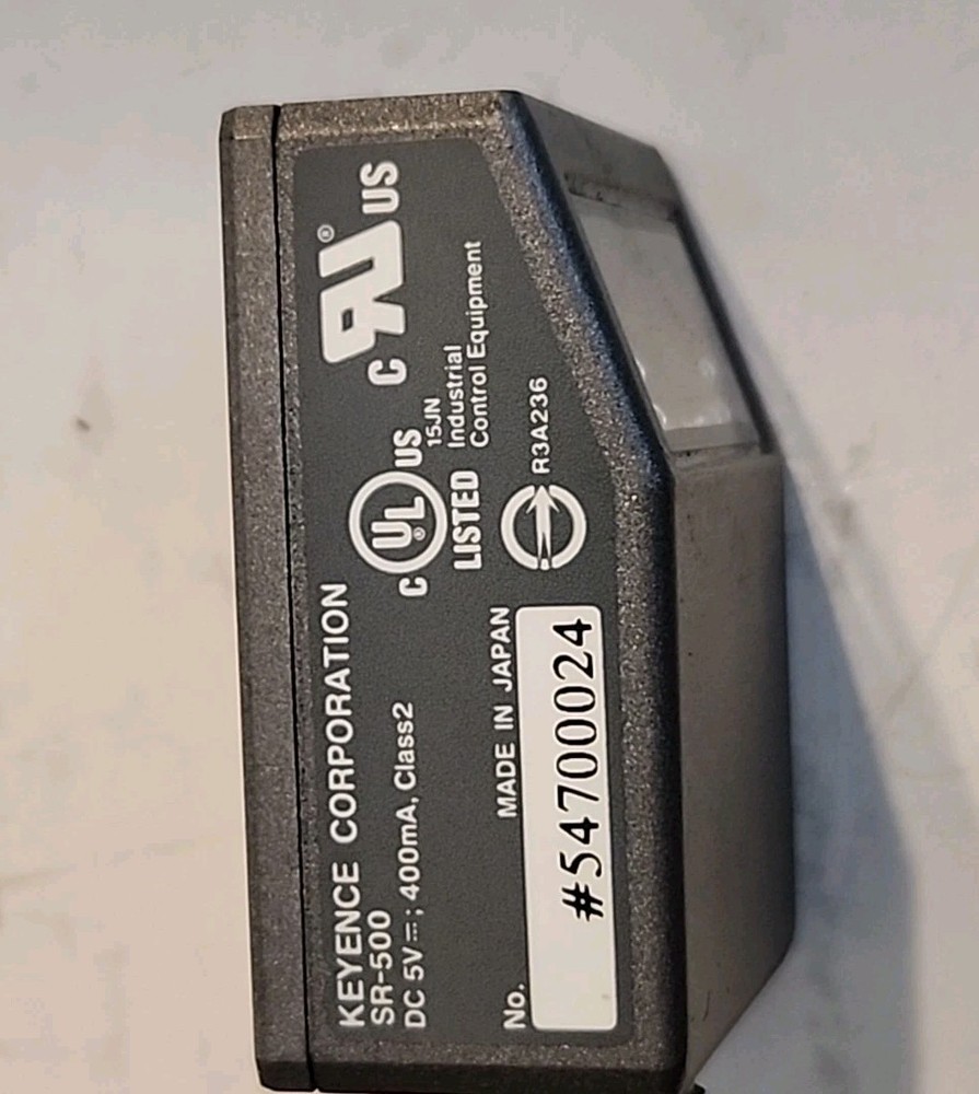 Used Keyence SR-500 Bar Code Scanner Camera - Free Shipping