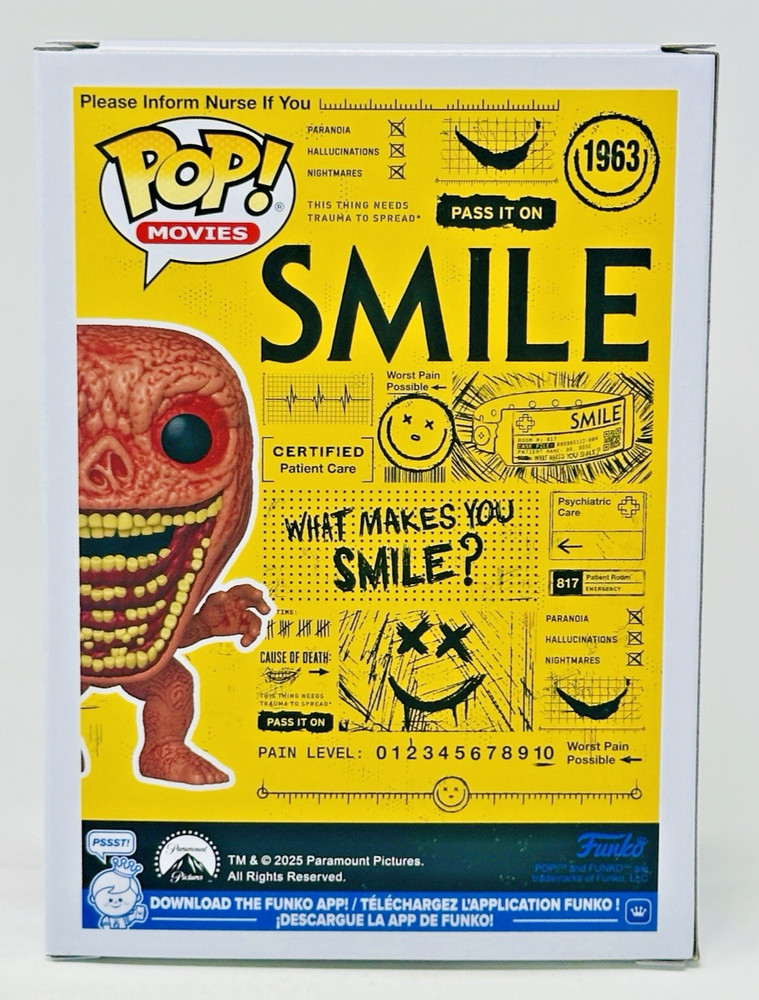 Funko Pop! Horror: Smile - Entity #1963 with Protector - New