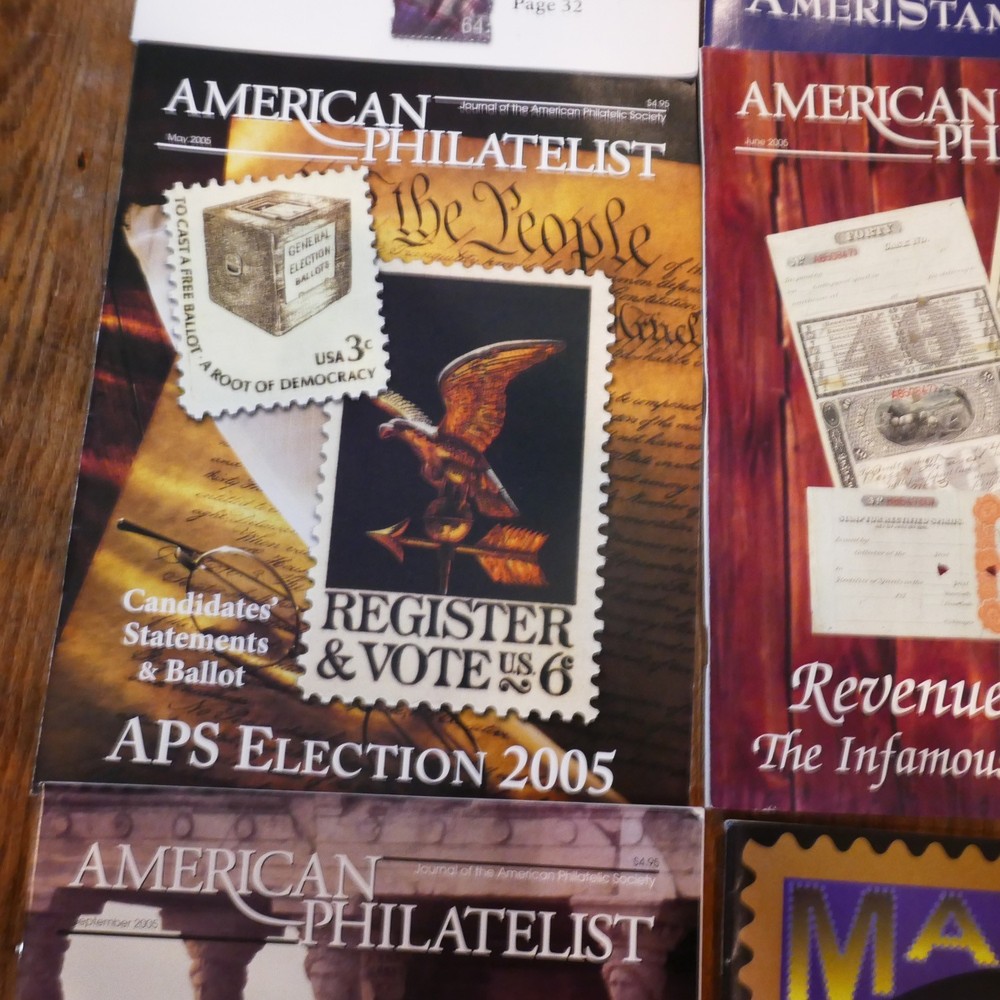 AMERICAN PHILATELIST 12 ISSUES 2006 jan-dec ~ Stamps, Covers, US, Worldwide
