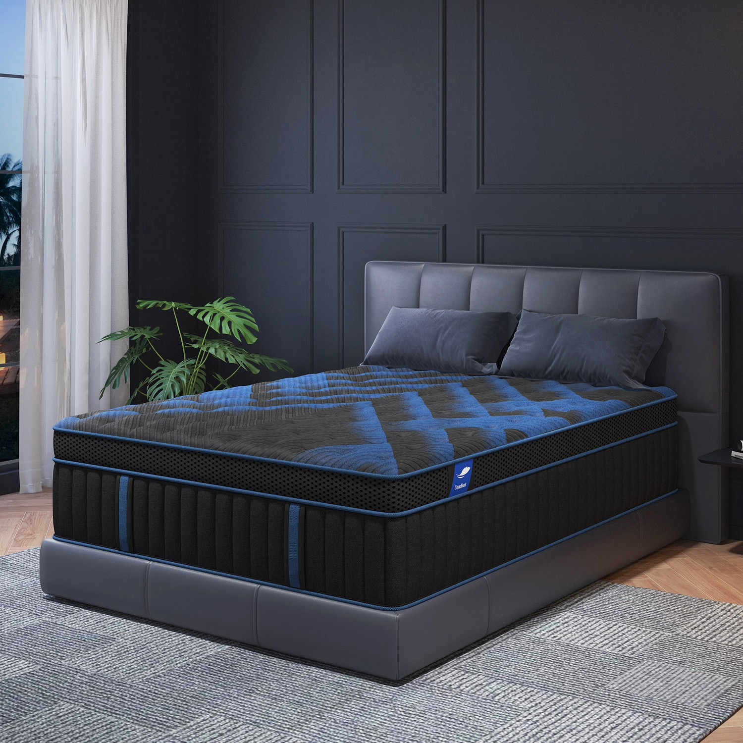 12" 14"Twin Full Queen King Size Gel Memory Foam Spring Mattress In A Box