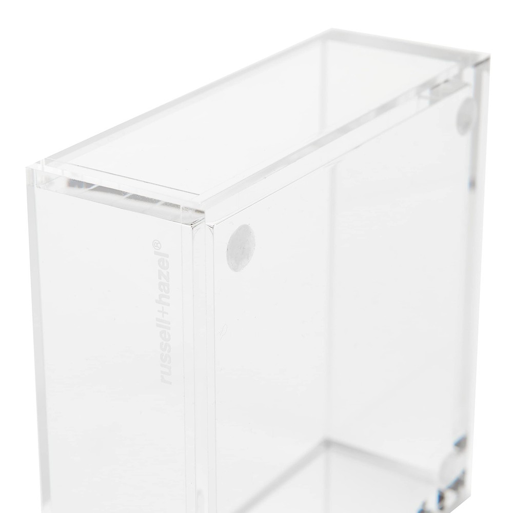 Acrylic Bloc Desktop or Drawer Stackable Organizer Office Supplies Clear with...