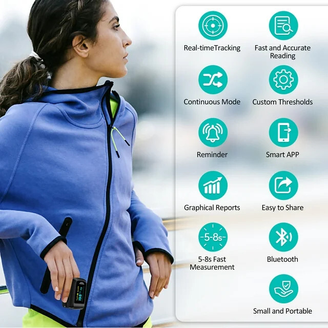 HealthTree Bluetooth Pulse Oximeter