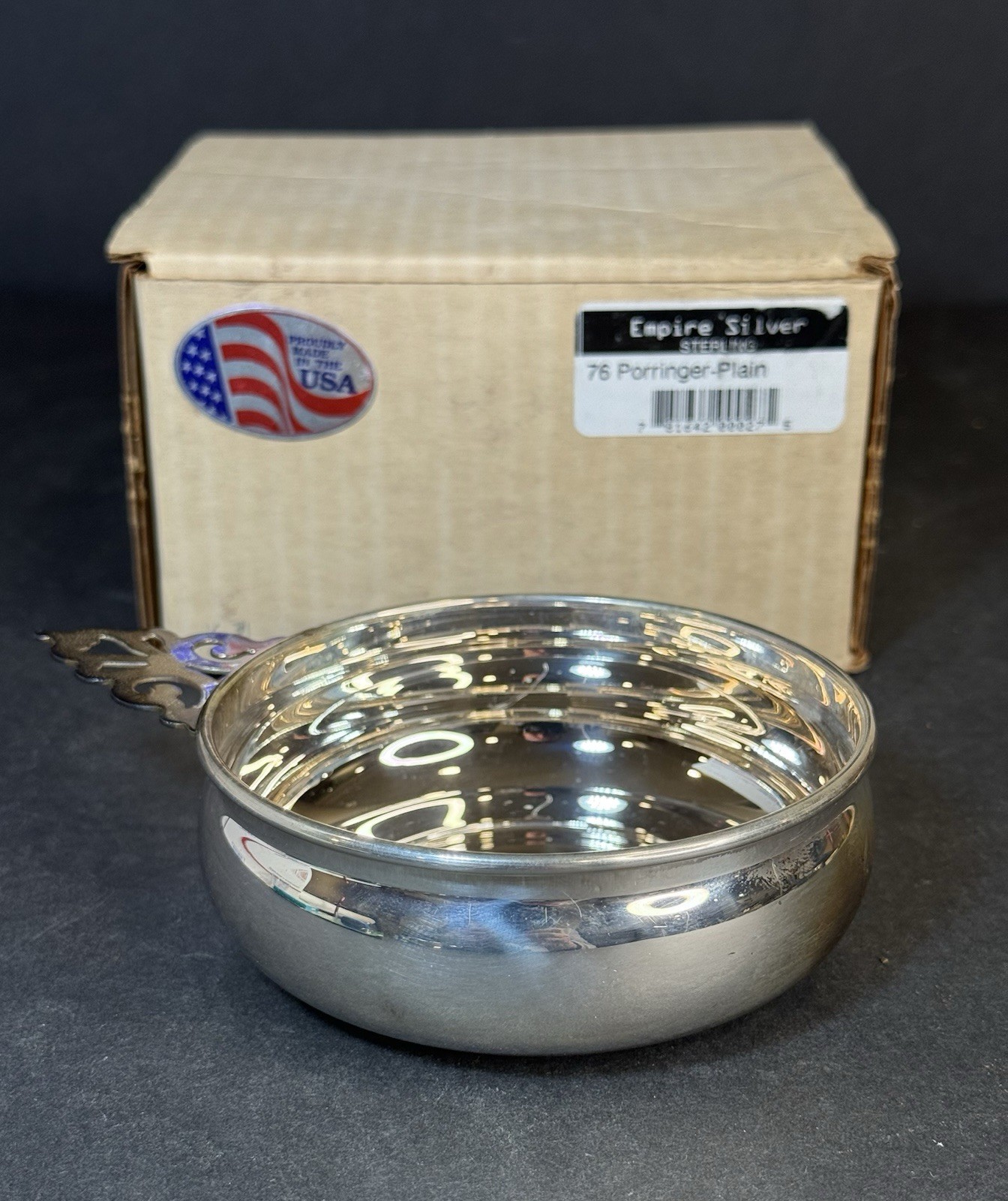 Vintage Empire Sterling Silver 76 Porringer-Plain 62g