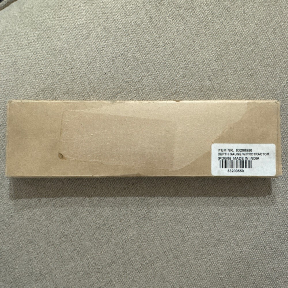 Depth Gage with Protractor