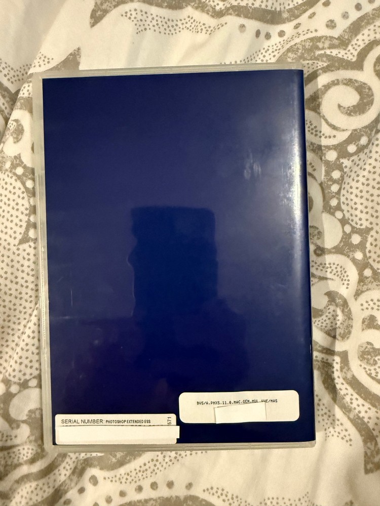 Adobe Photoshop CS4 Extended Student Edition with code for Serial Number VG MAC