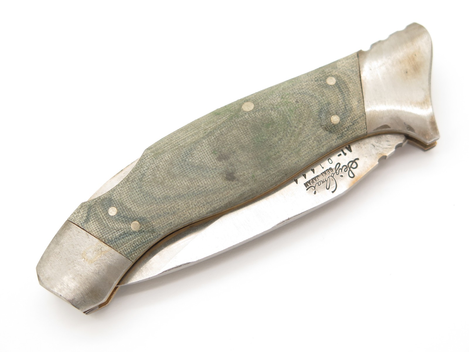 Vtg 1980s Condor 83 Seizo Imai Seki Japan 3.5" Folding Lockback Knife & Sheath