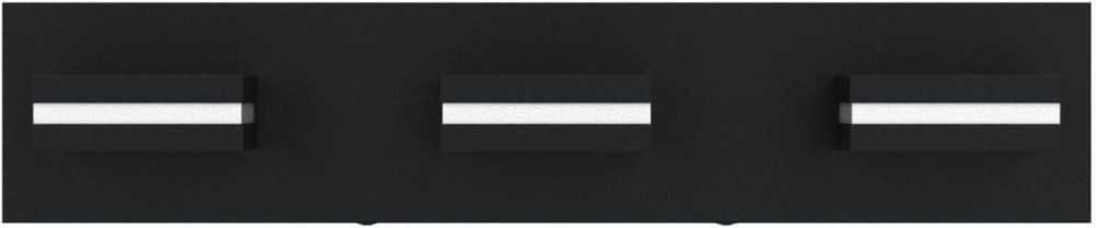 Matte Black 24-Inch Bathroom Wall Lighting