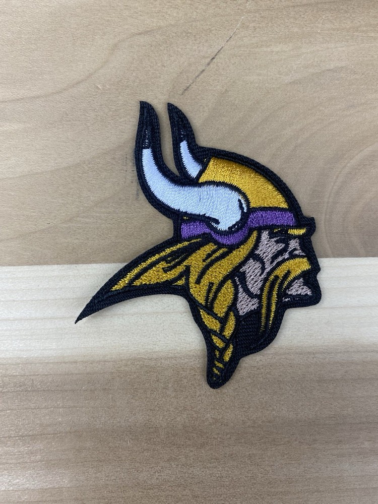 Minnesota Vikings Embroidered Iron On Patch 2”x2.5”