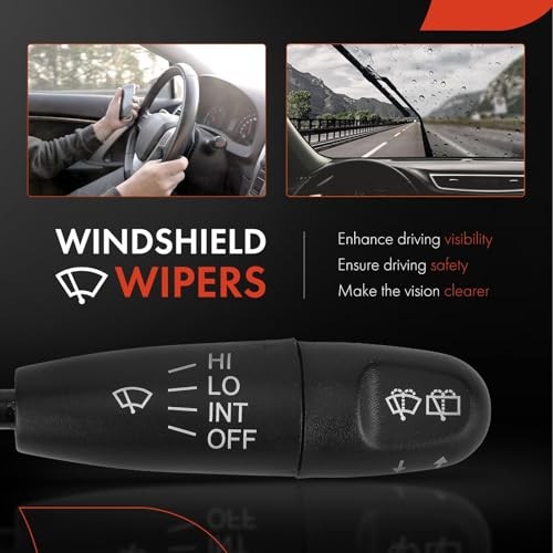 Windshield Wiper Switch Assembly Lever Compatible with Chevy Aveo 2004-2008,