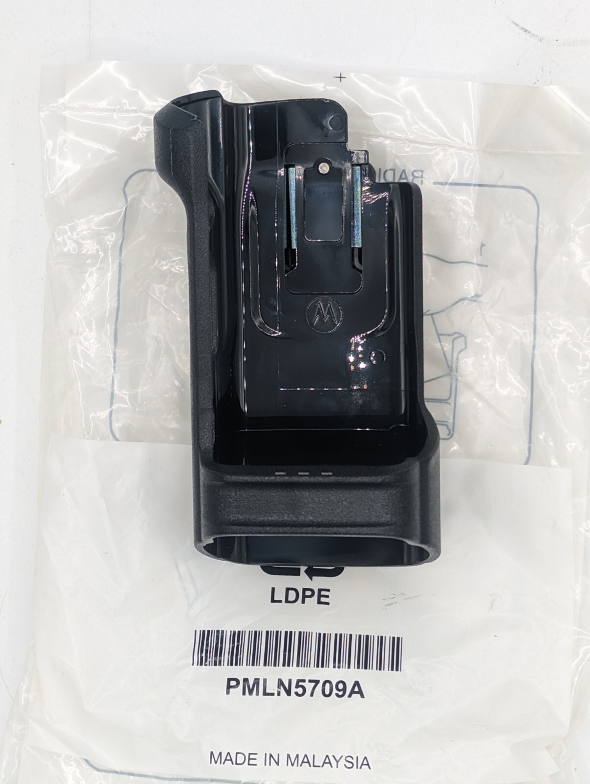 Motorola PMLN5709 PMLN5709A Plastic Holster W/Clip APX6000 APX8000 VHF