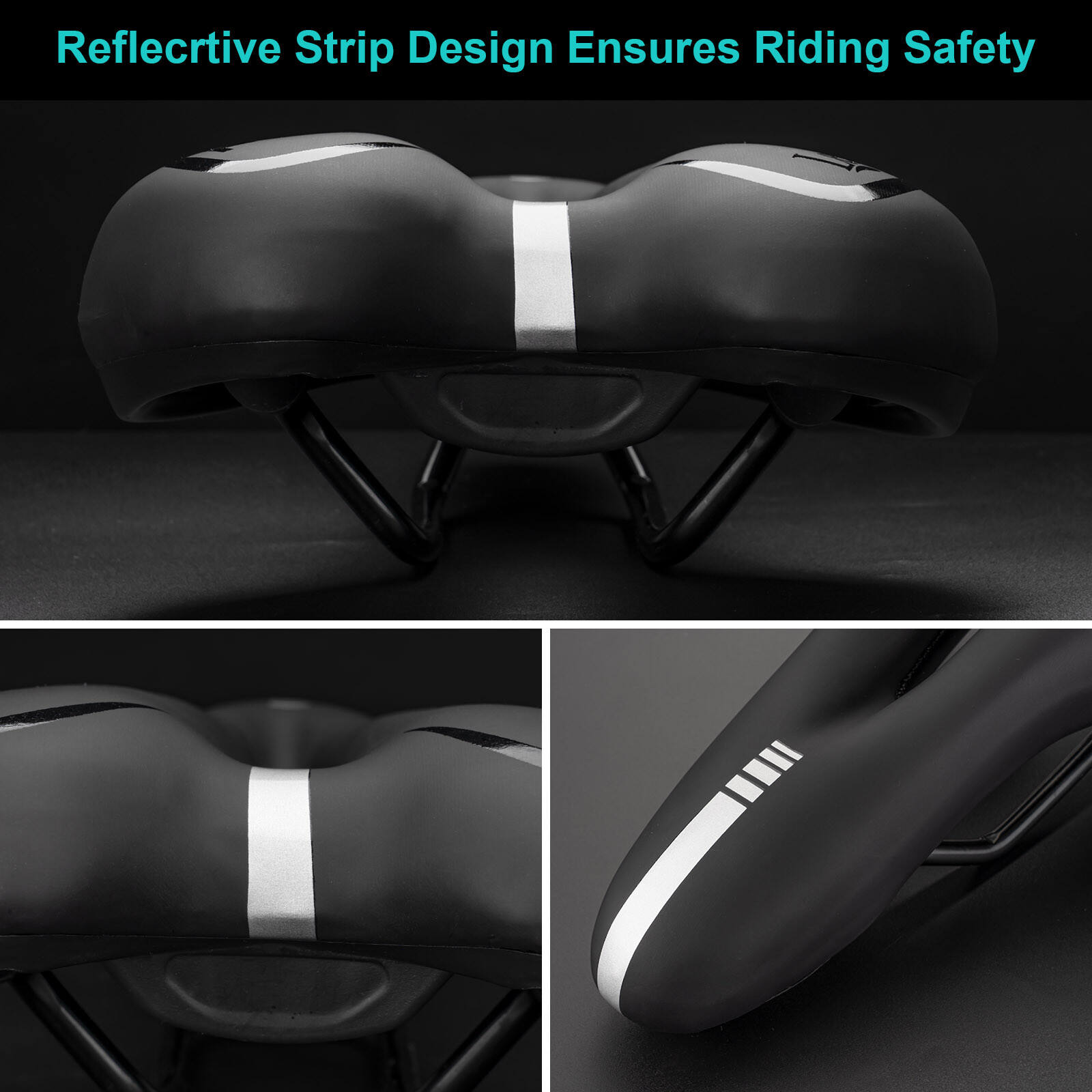 LERWAY Bike Seat Bicycle Saddle MTB Road Mountain Cycling Gel Comfort Rainproof