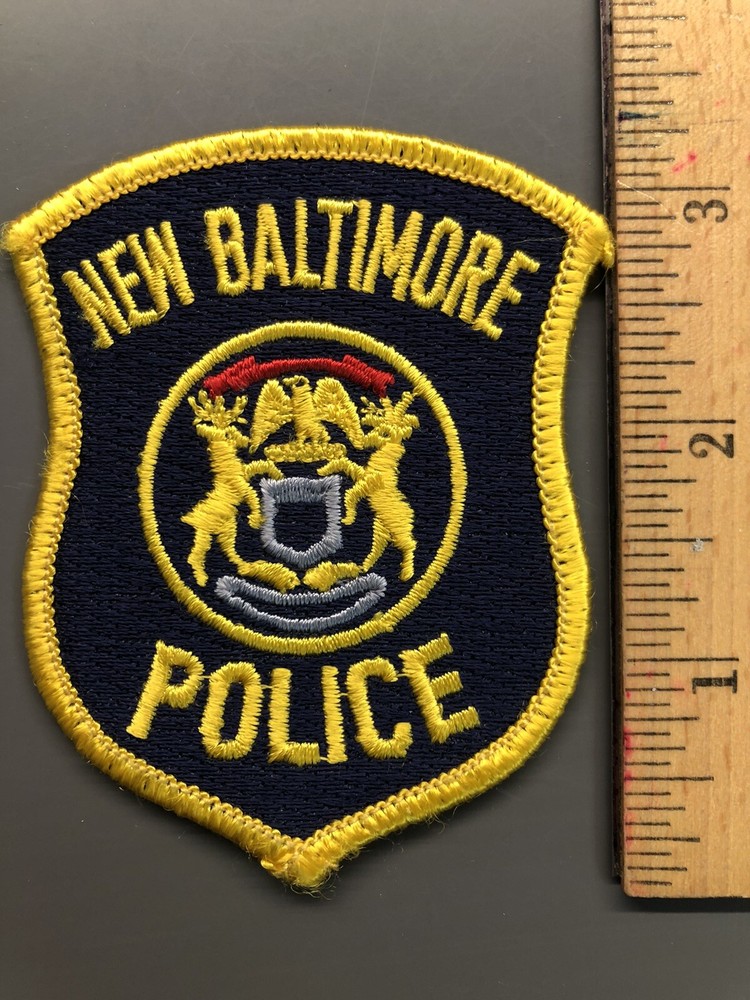 New Baltimore Michigan Police Patch ~ Approx 3.25”