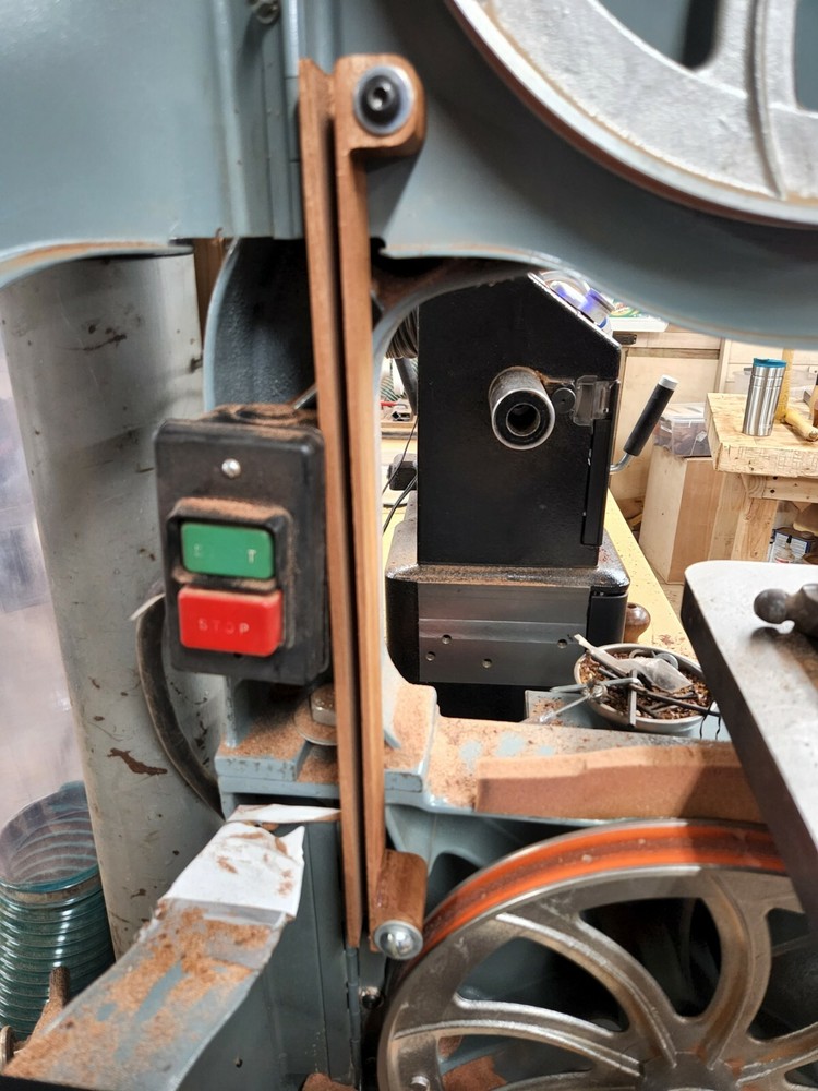 Solid Hardwood Left Hand Blade Guard For Delta 14" Bandsaw
