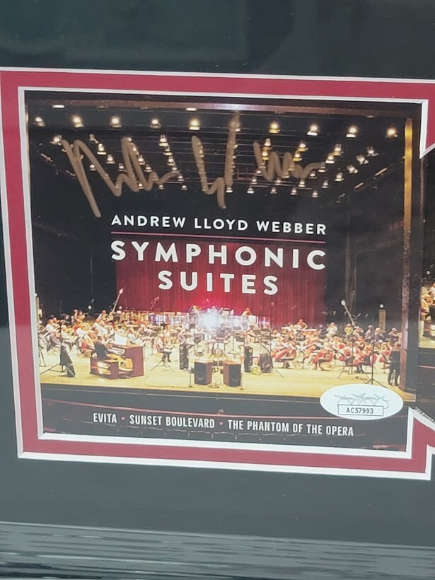 Andrew Lloyd Webber Signed Symphonic Suites CD Autographed JSA Rare