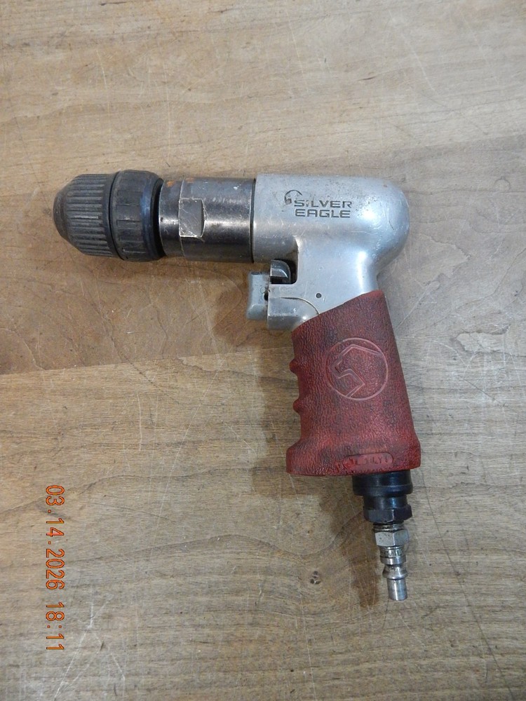 MATCO SILVER EAGLE # SE144 3/8" REVERSIBLE KEYLESS PNEUMATIC AIR DRILL