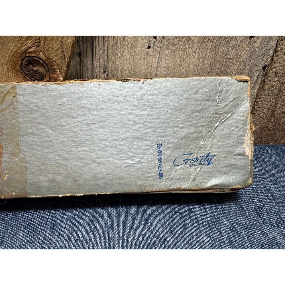 Vintage Gerity Silverplated Georgian Large Salad Serving Fork & Spoon Set w/Box