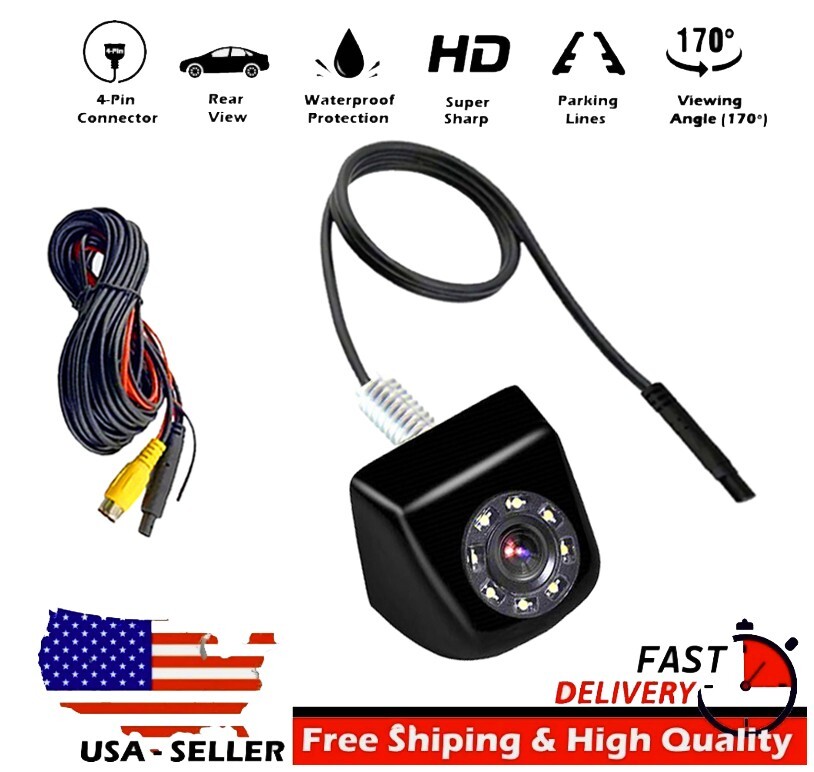 Universal Backup Camera Rearview IP68 Night Vision Waterproof for ALPINE