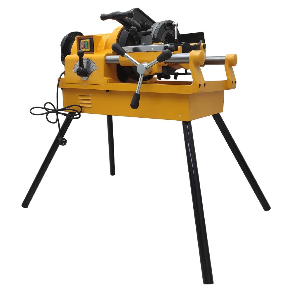 Electric Threading Cutter Pipe Cutting Threader Machine 1/2"-3" w/NPT/BSPT Dies