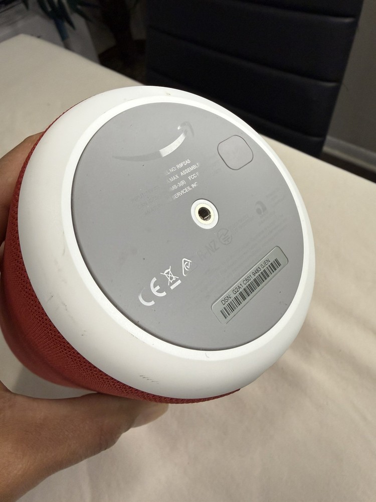 Amazon Echo 3rd Generation - Smart speaker with Alexa Red ‼️Without charger‼️