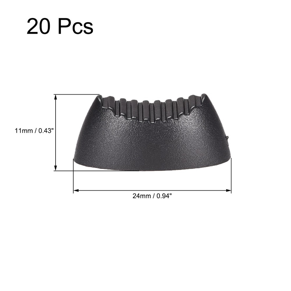 20Pcs 24mmx12mmx11mm Console Mixer Slider Fader Knobs Replacement