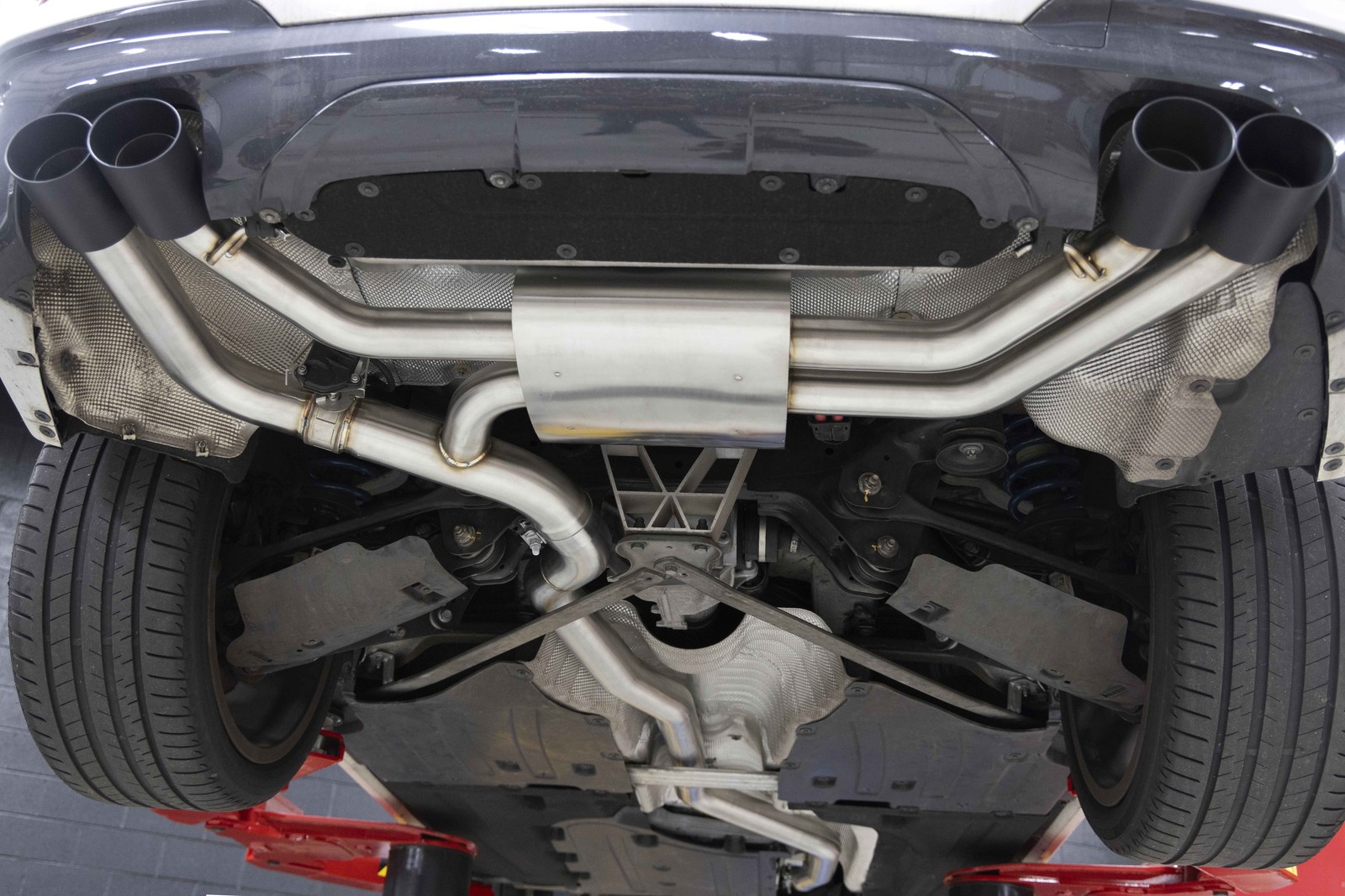 D660-0099-BLK Dinan Valved Cat-Back Exhaust - 2018-2025 BMW X3 M40i / X4 M40i